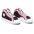 Sanjo K100 // Denim & Red