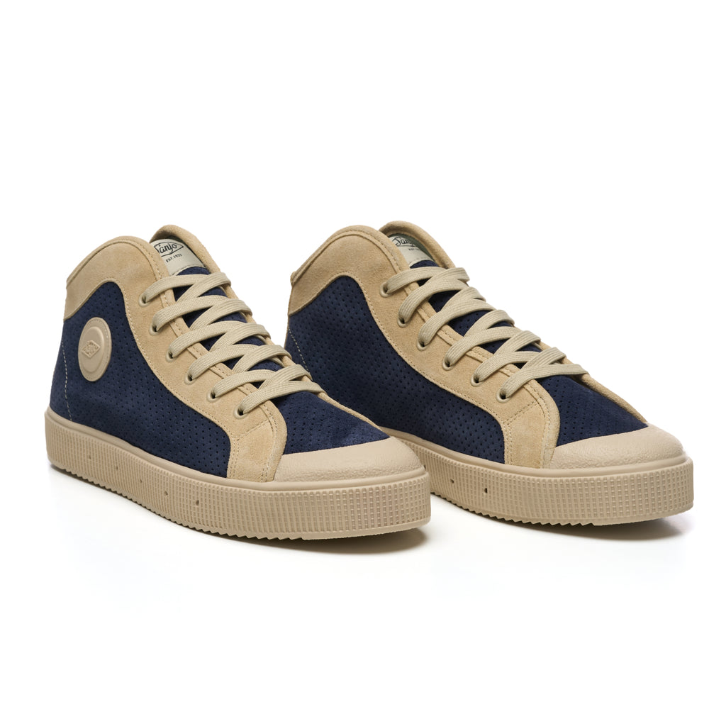 Sanjo K100 OG Air punteado // Azul marino