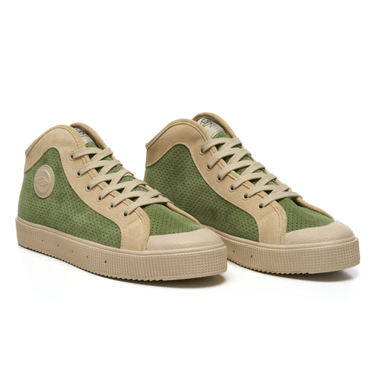 Sanjo K100 OG Air Dotted // Moss