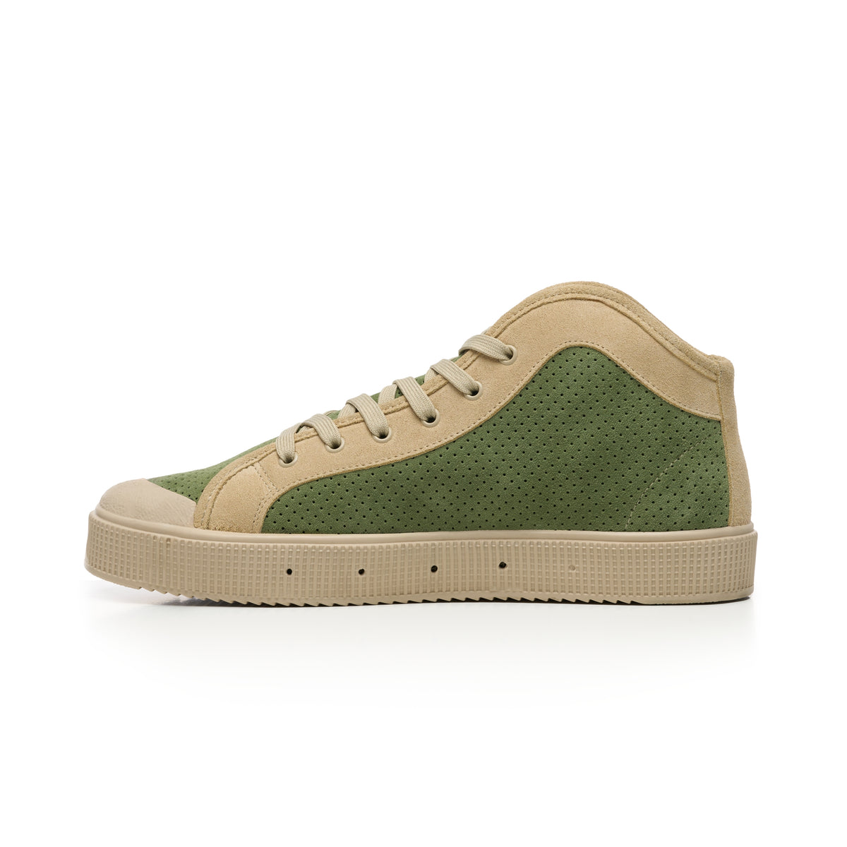 Sanjo K100 OG Air Dotted // Moss
