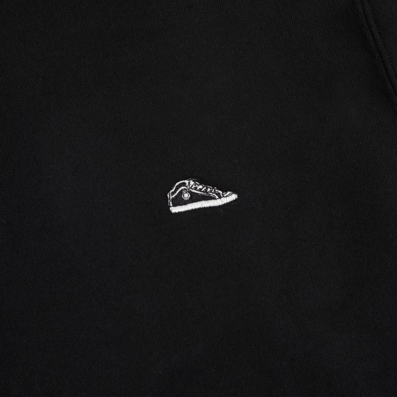 Sudadera con capucha con parche Sanjo K100 // Negro