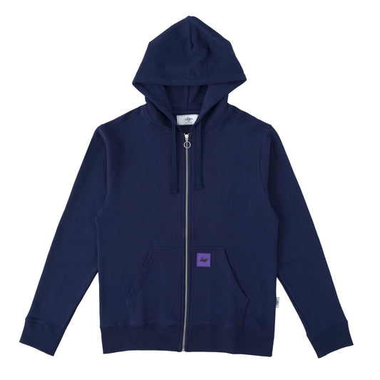 Sanjo Zipper Hoodie // Navy