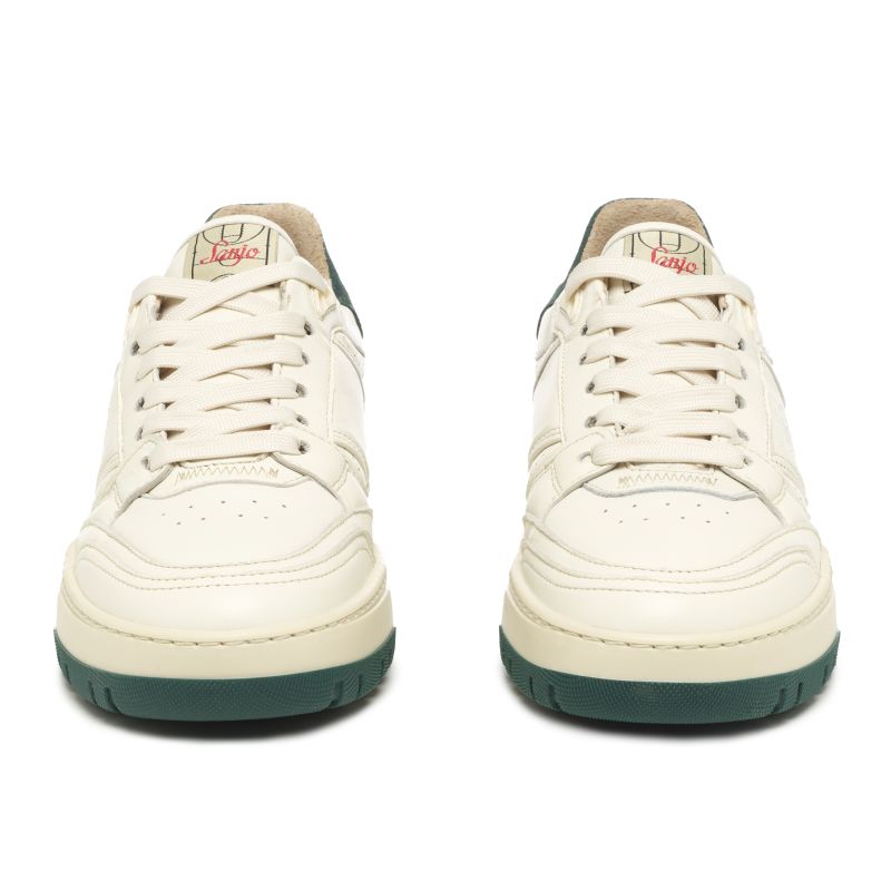 Sanjo BSK 33 Low // Branco x Verde