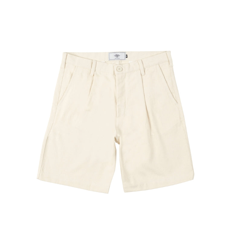 Pantalones cortos de lona Sanjo // Crema