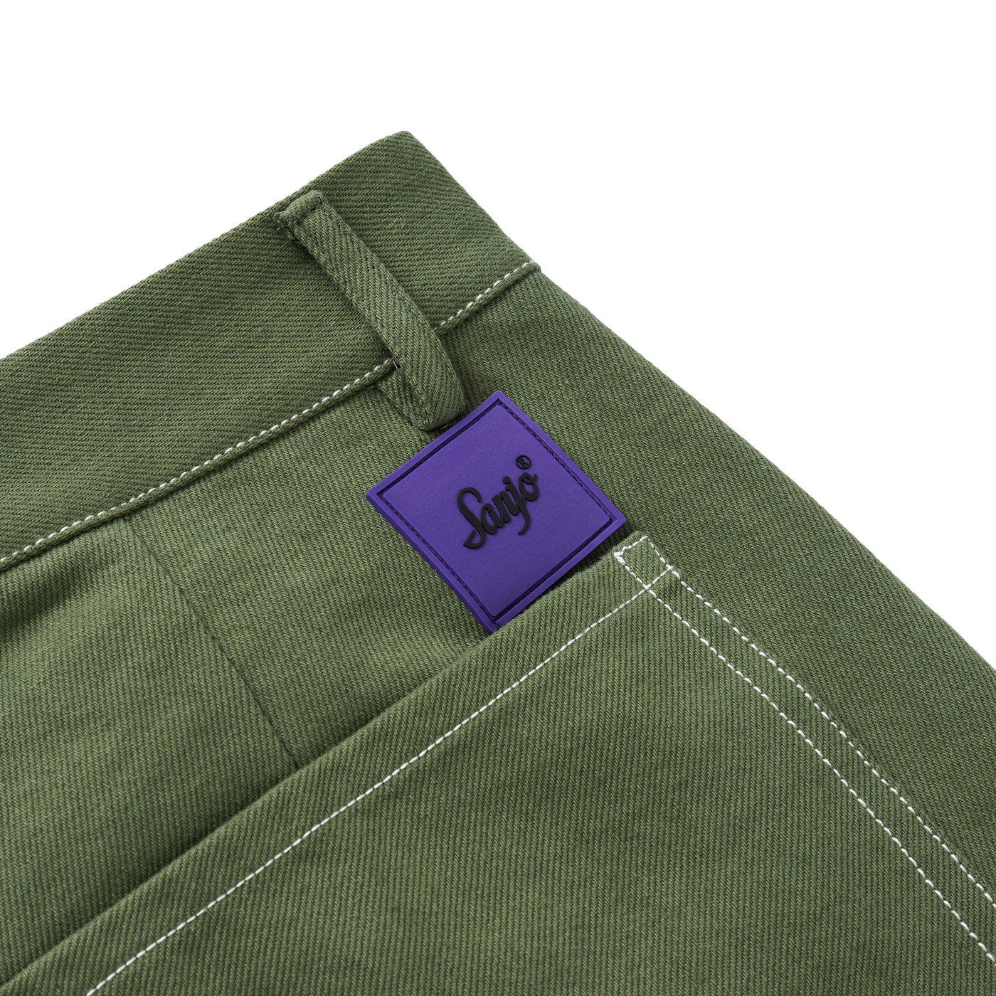 Sanjo Contrast Work Trousers // Kaki