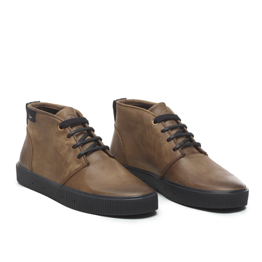 Sanjo Desert Leather // Brown