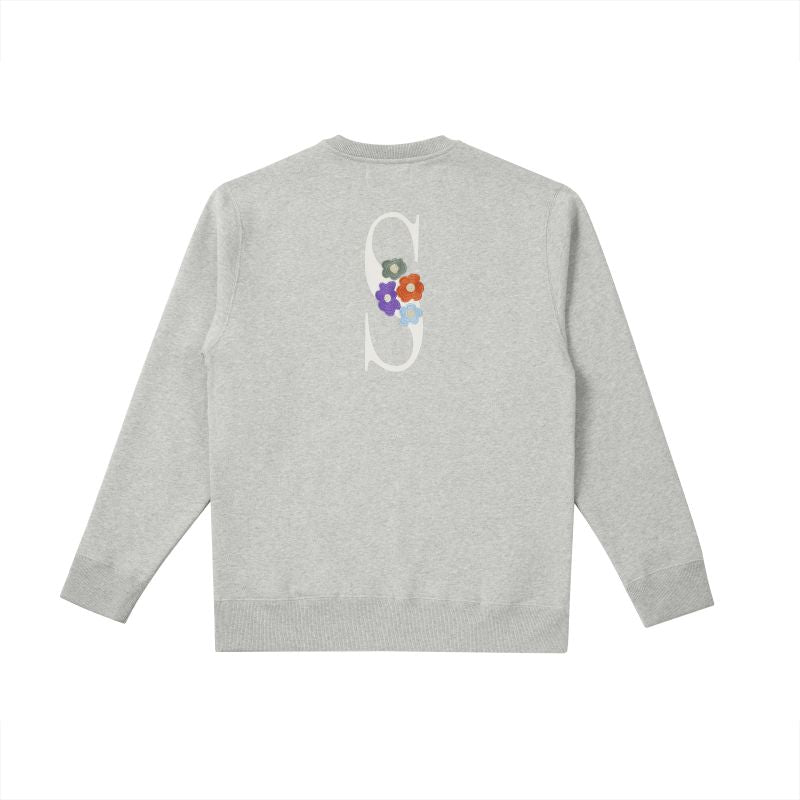 Sanjo Embroidery Nostalgia Sweat // Grey