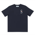 Sanjo Embroidery Nostalgia T-shirt Navy