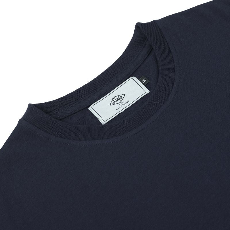 Sanjo Embroidery Nostalgia T-shirt Navy