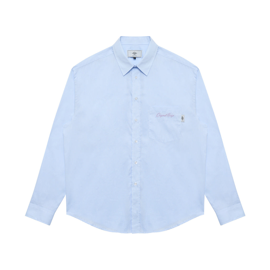 Camisa holgada Sanjo // Mezclilla clara