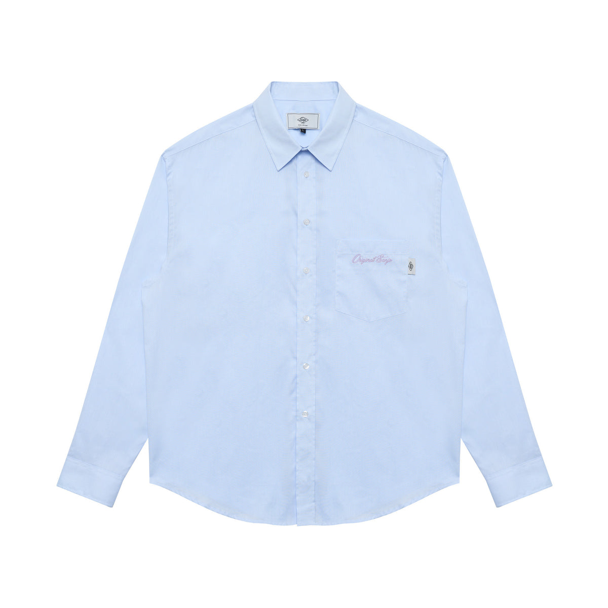 Camisa holgada Sanjo // Mezclilla clara
