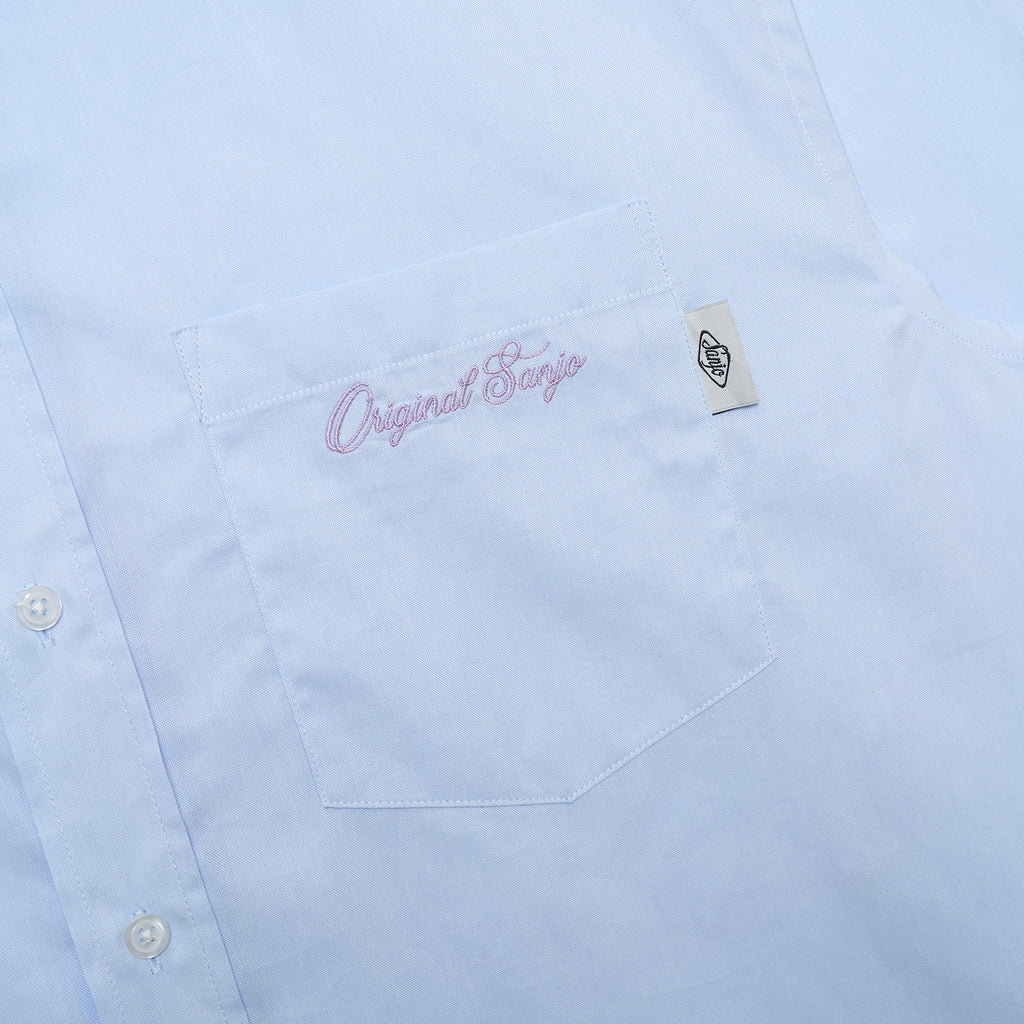 Camisa holgada Sanjo // Mezclilla clara