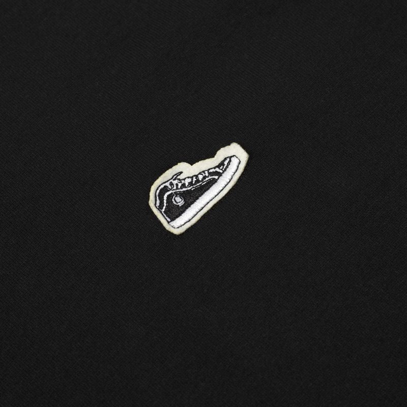 Camiseta clásica con parche Sanjo // Negro