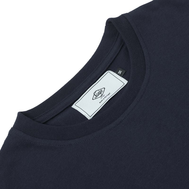 Camiseta clásica con parche Sanjo // Azul marino