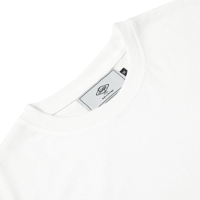 Camiseta clásica con parche Sanjo // Blanco
