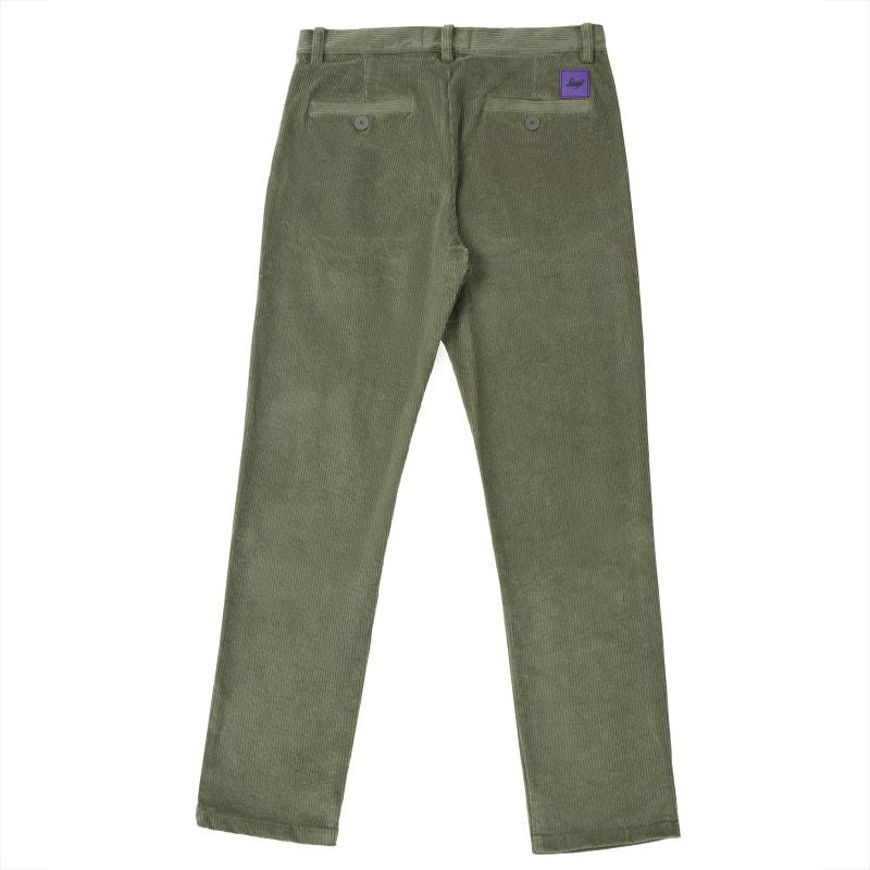 Pantalones relajados de pana Sanjo // Verde