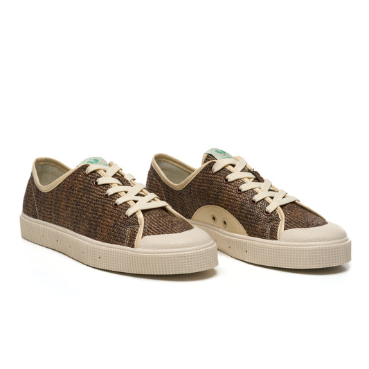 Sanjo STC70 Low Raffia Knitting // Brown