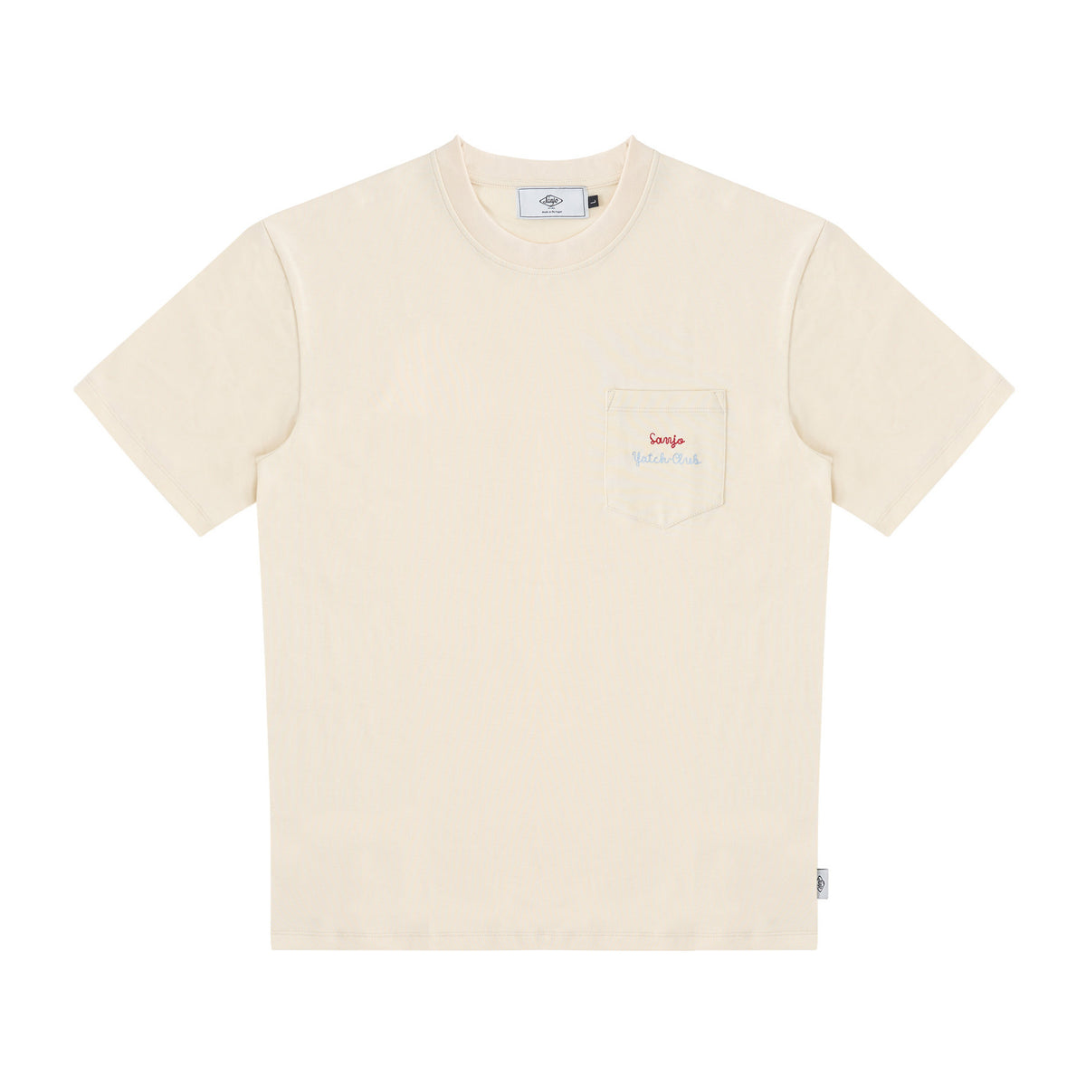 Sanjo Yacht-Club Pocket T-Shirt // Ecru