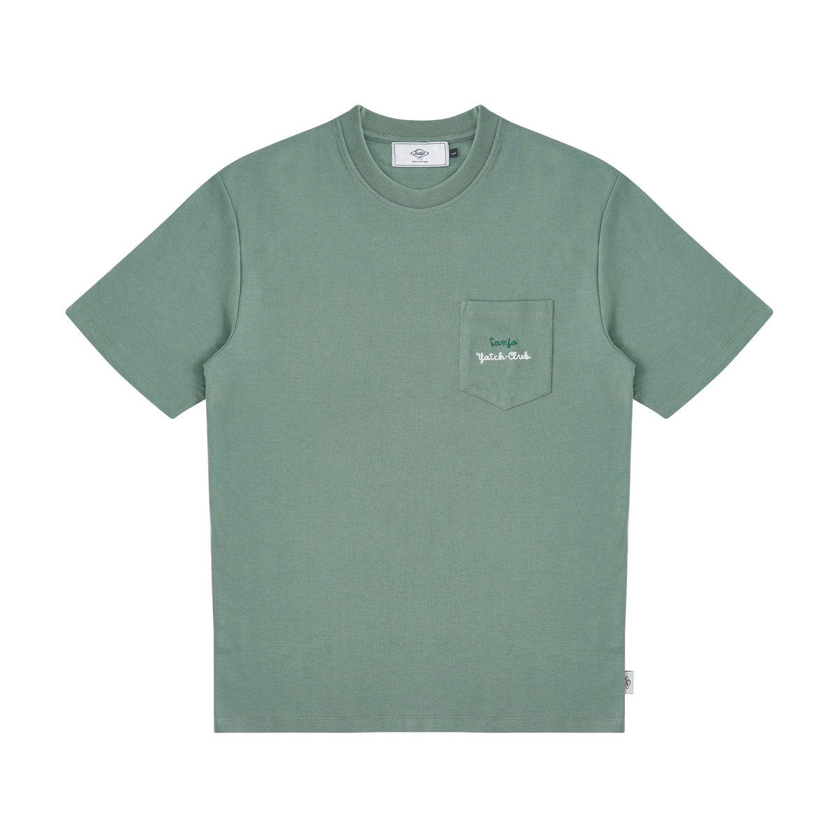 Sanjo Yacht-Club Pocket T-Shirt // Grün