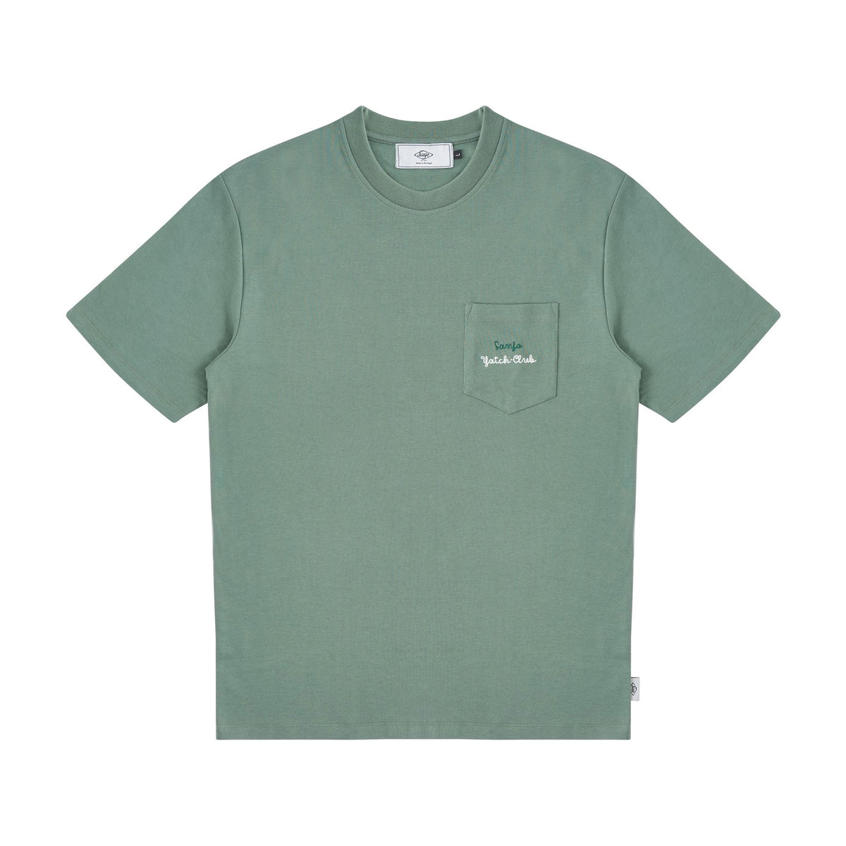 Sanjo Yacht-Club Pocket T-Shirt // Grün