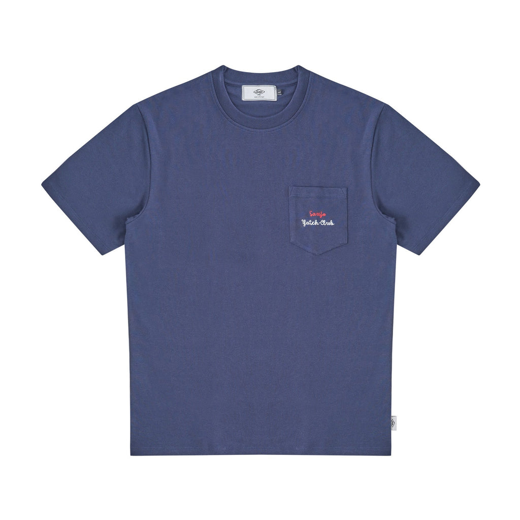 Sanjo Yacht-Club Pocket T-Shirt // Navy