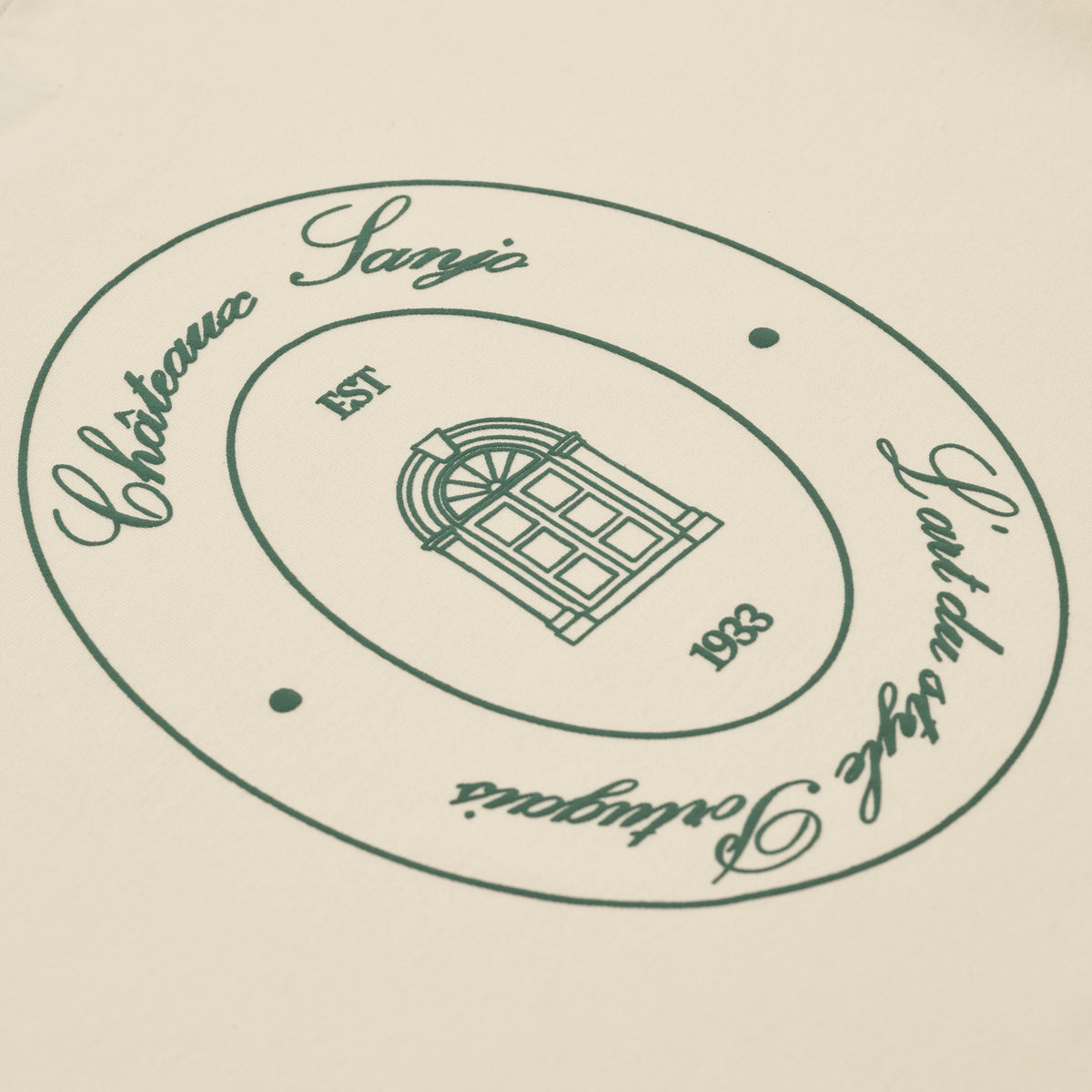 Sanjo Châteaux T-shirt // Ecru