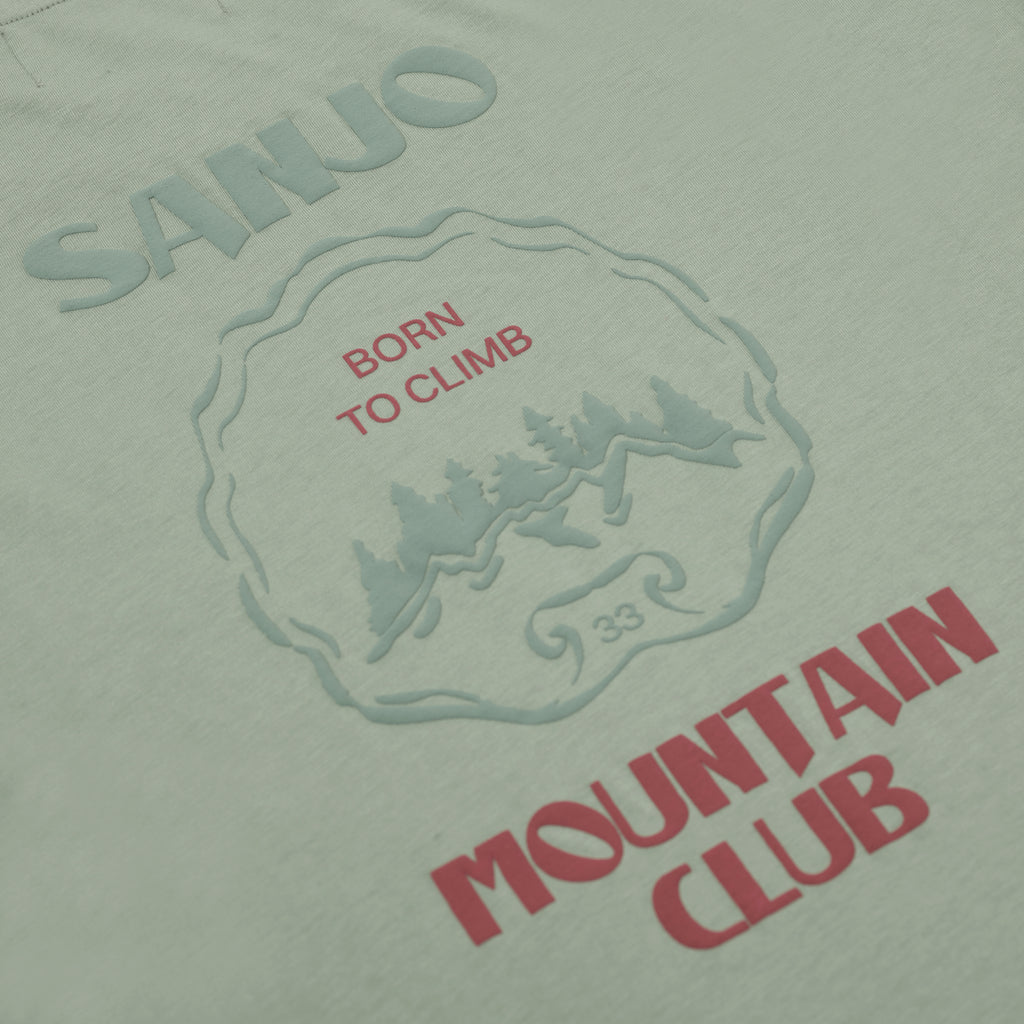Sanjo Mountain Club T-shirt // Sage