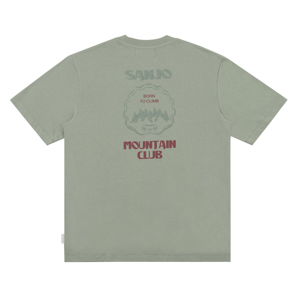 Sanjo Mountain Club T-shirt // Sage