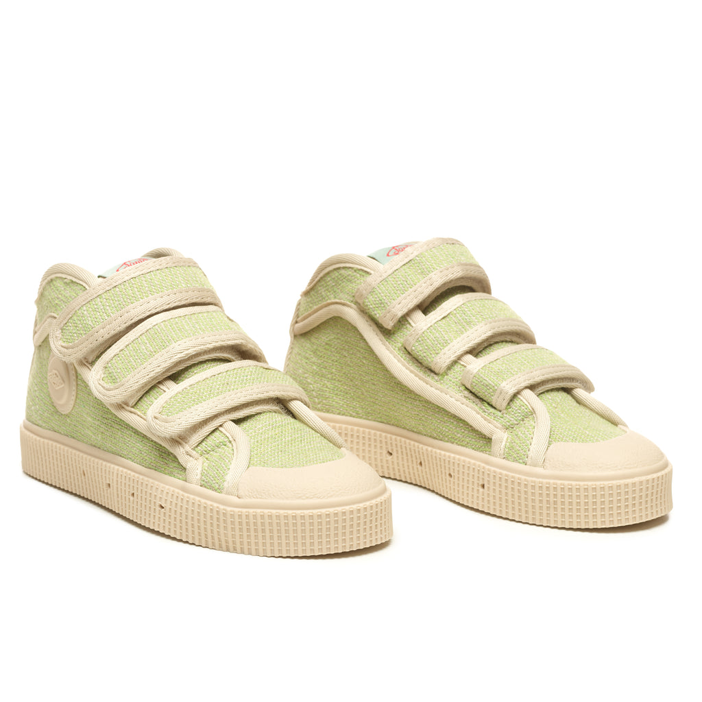 Sanjo Kids V100 Linen // Pistacho