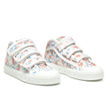 Sanjo Kids V100 Wild Flowers // White Orange