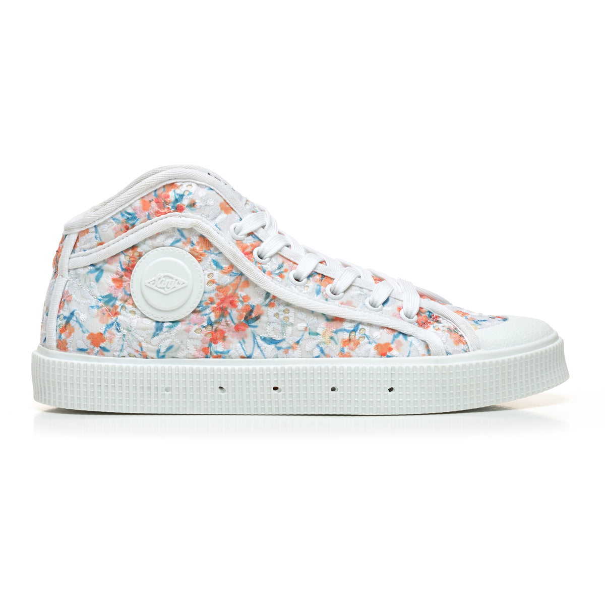 Sanjo K100 Wild Flowers // White Orange