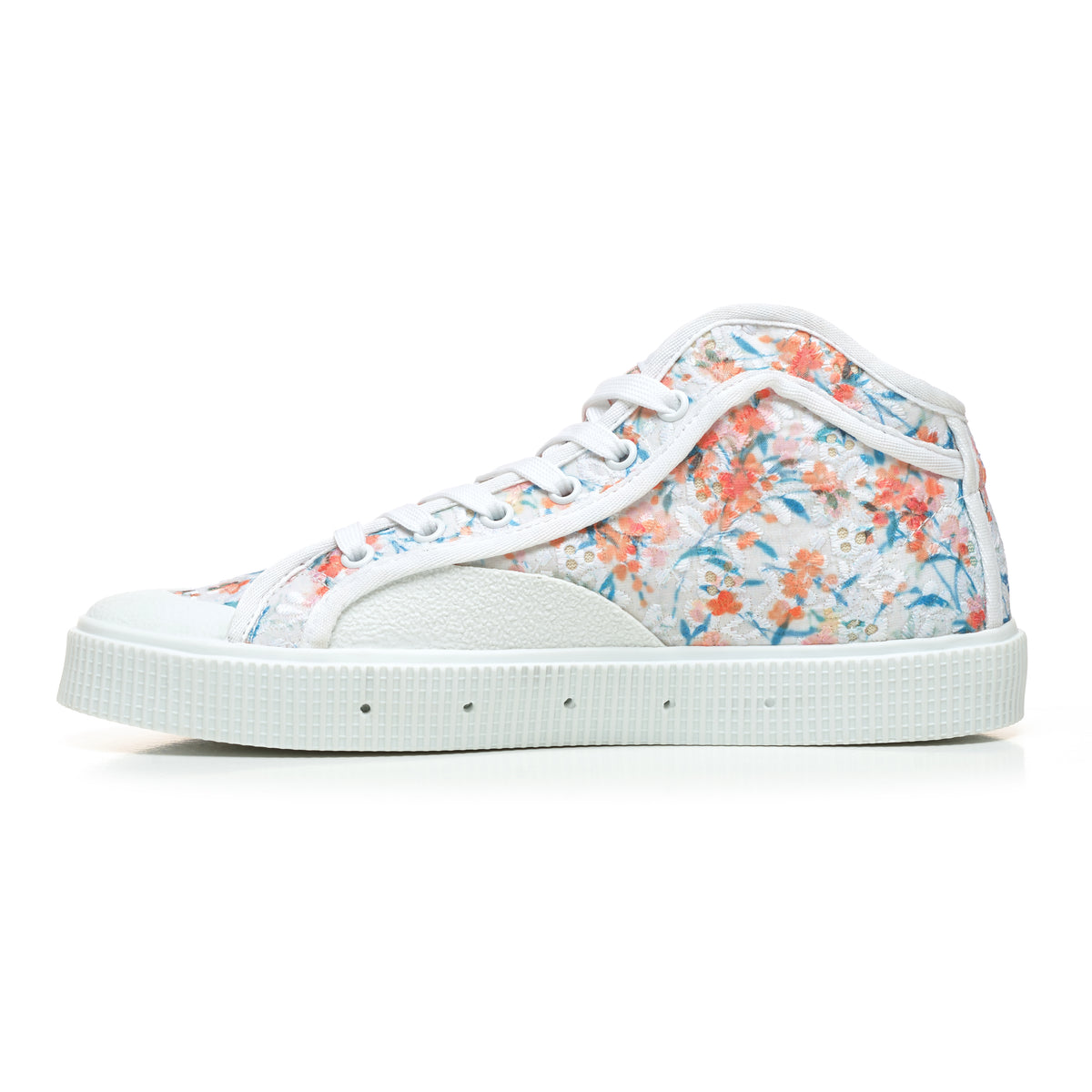 Sanjo K100 Wild Flowers // White Orange