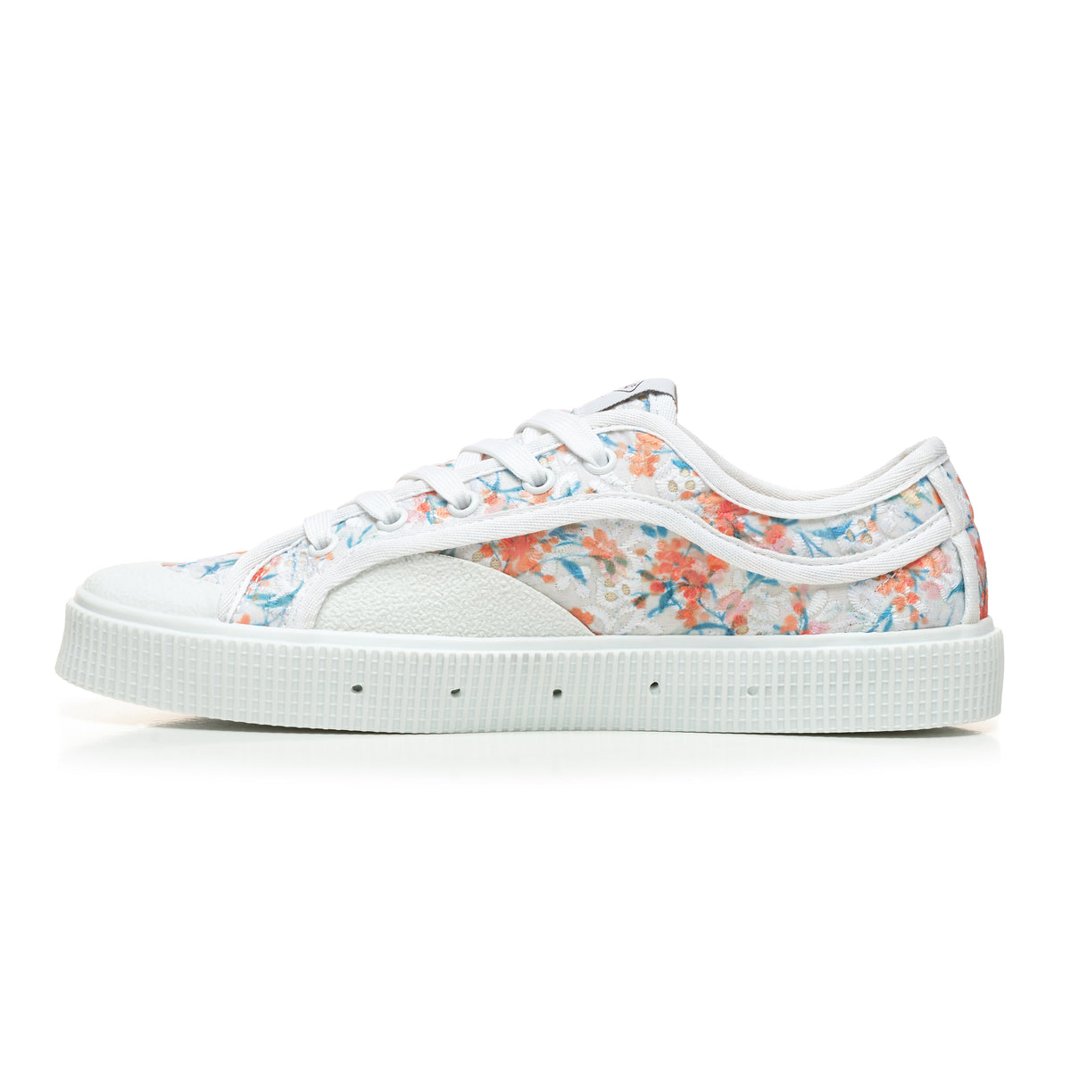 Sanjo K200 Wild Flowers // White Orange