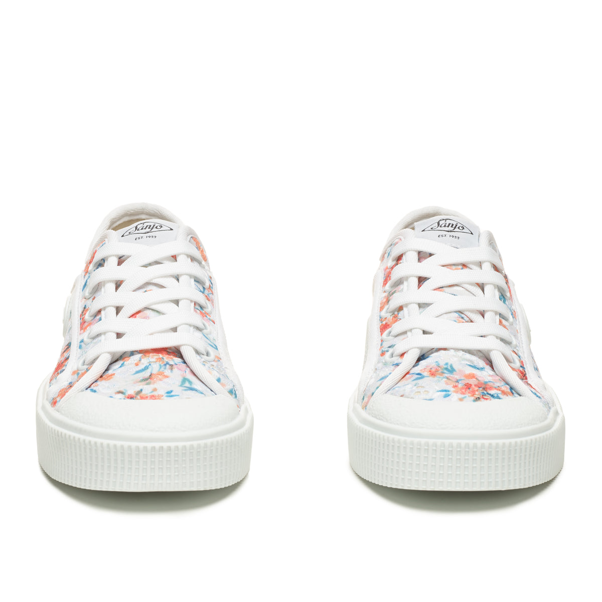 Sanjo K200 Wild Flowers // White Orange