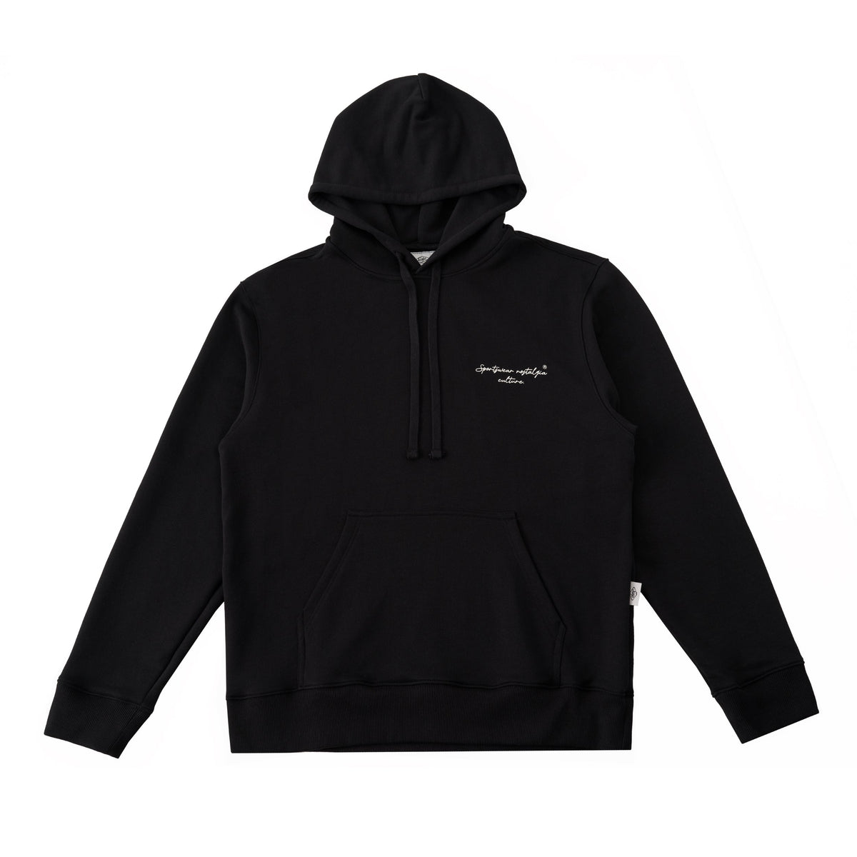 Sudadera con capucha Nostalgia con bordado de Sanjo // Negro