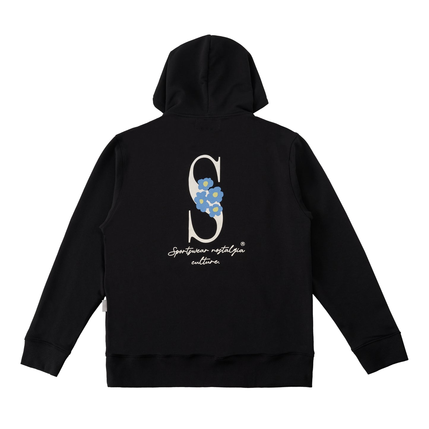 Sanjo Embroidery Nostalgia Hoodie // Black