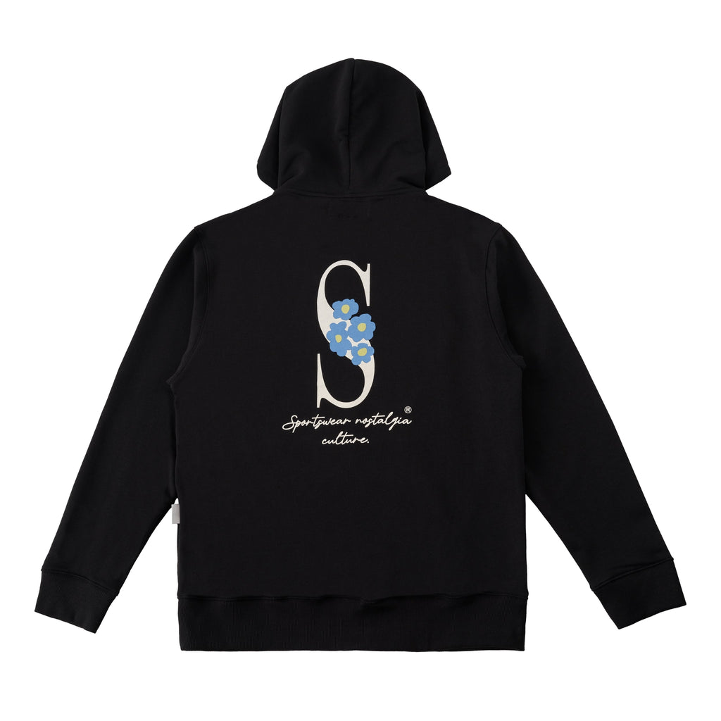 Sanjo Embroidered Nostalgia Sweatshirt // Black