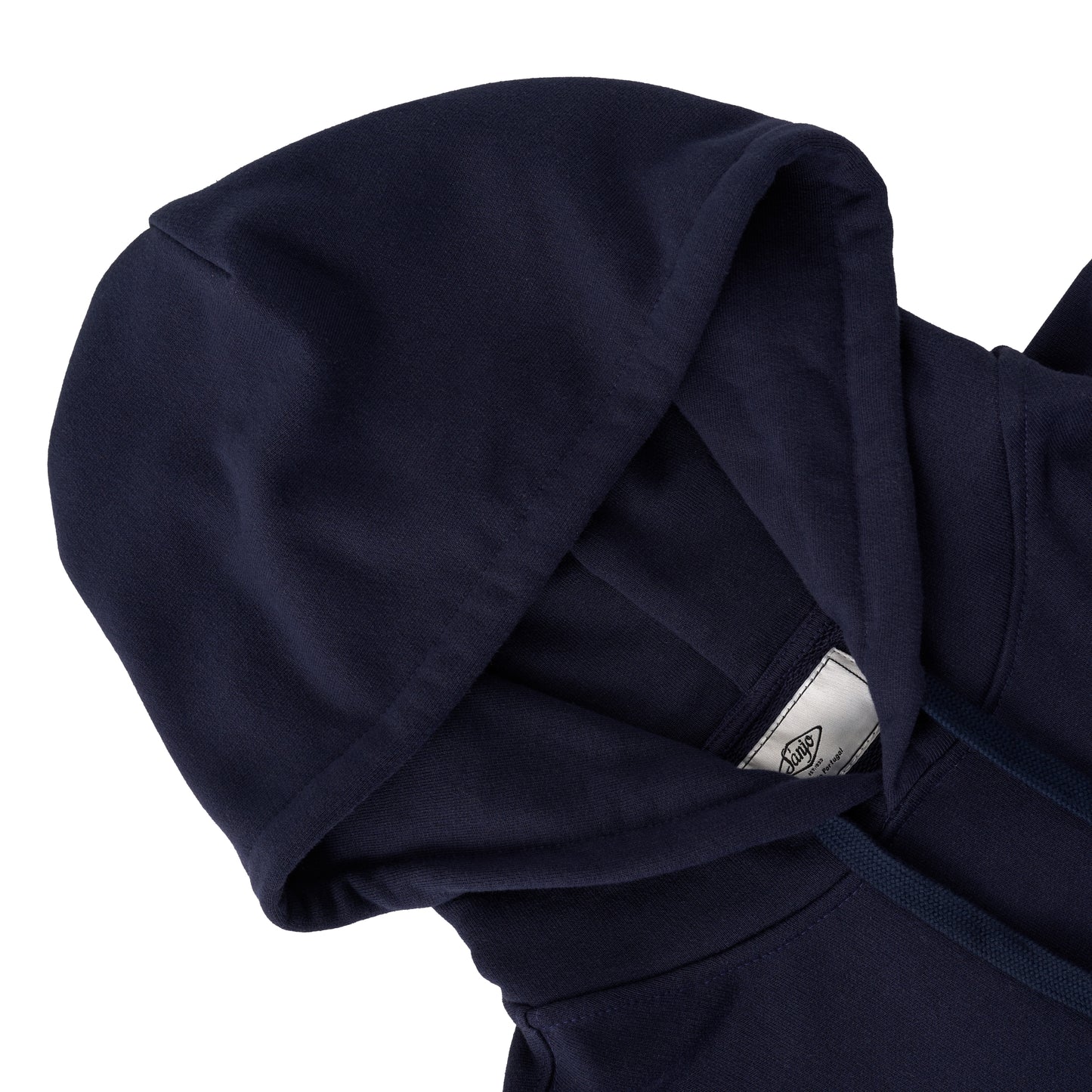 Sanjo Embroidery Nostalgia Hoodie // Navy