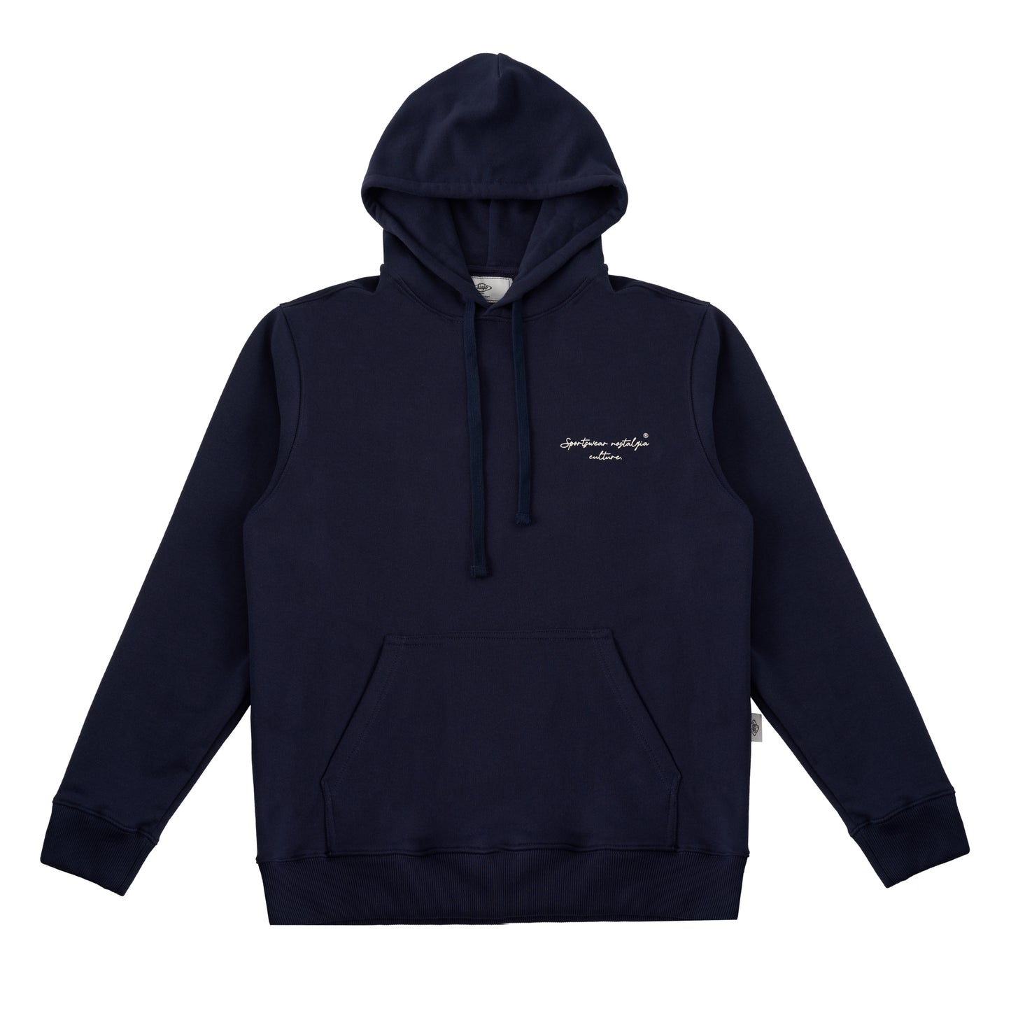 Sanjo Embroidery Nostalgia Hoodie // Navy