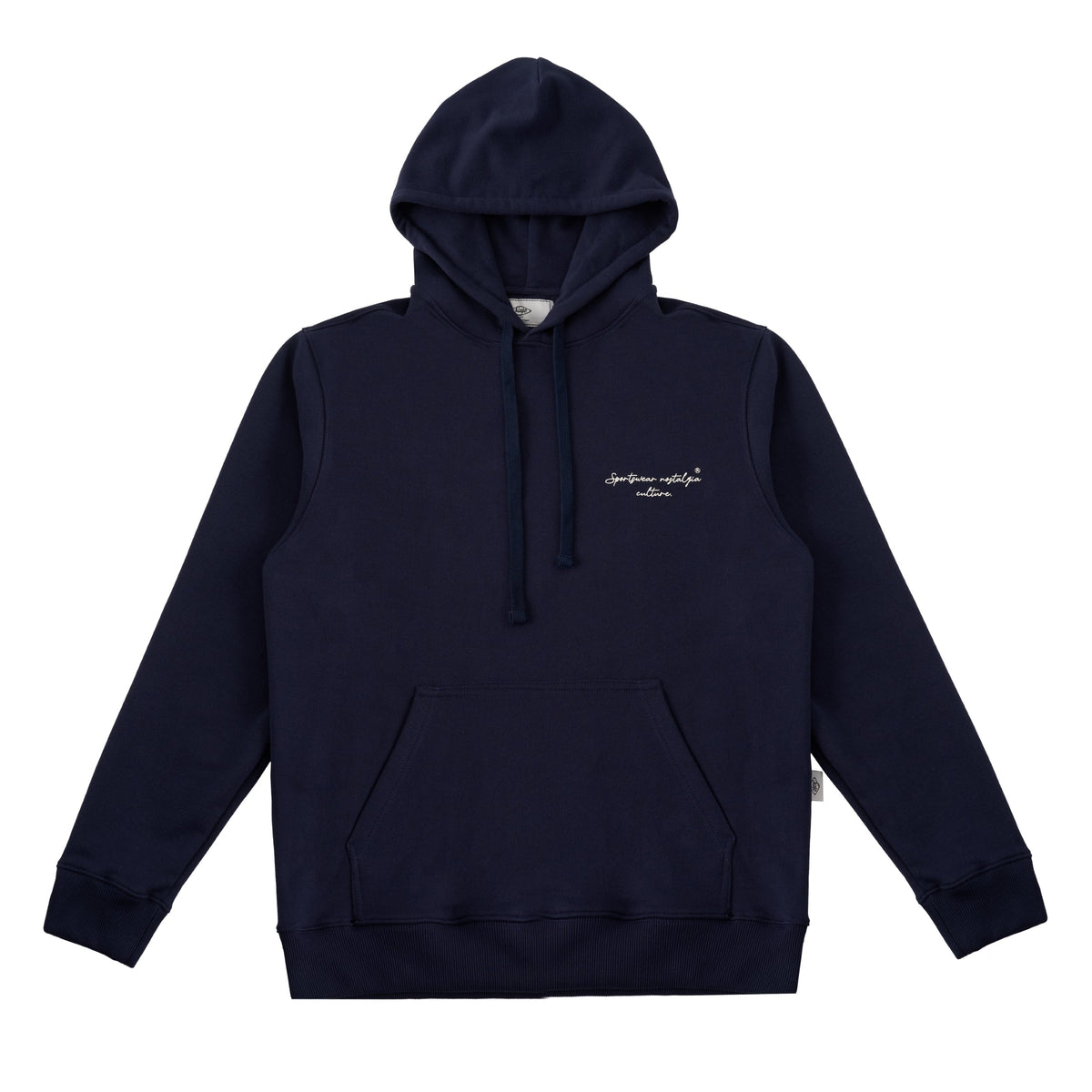 Sudadera con capucha Nostalgia con bordado de Sanjo // Azul marino