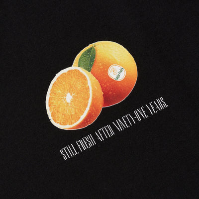 Sanjo Orange T-shirt // Black