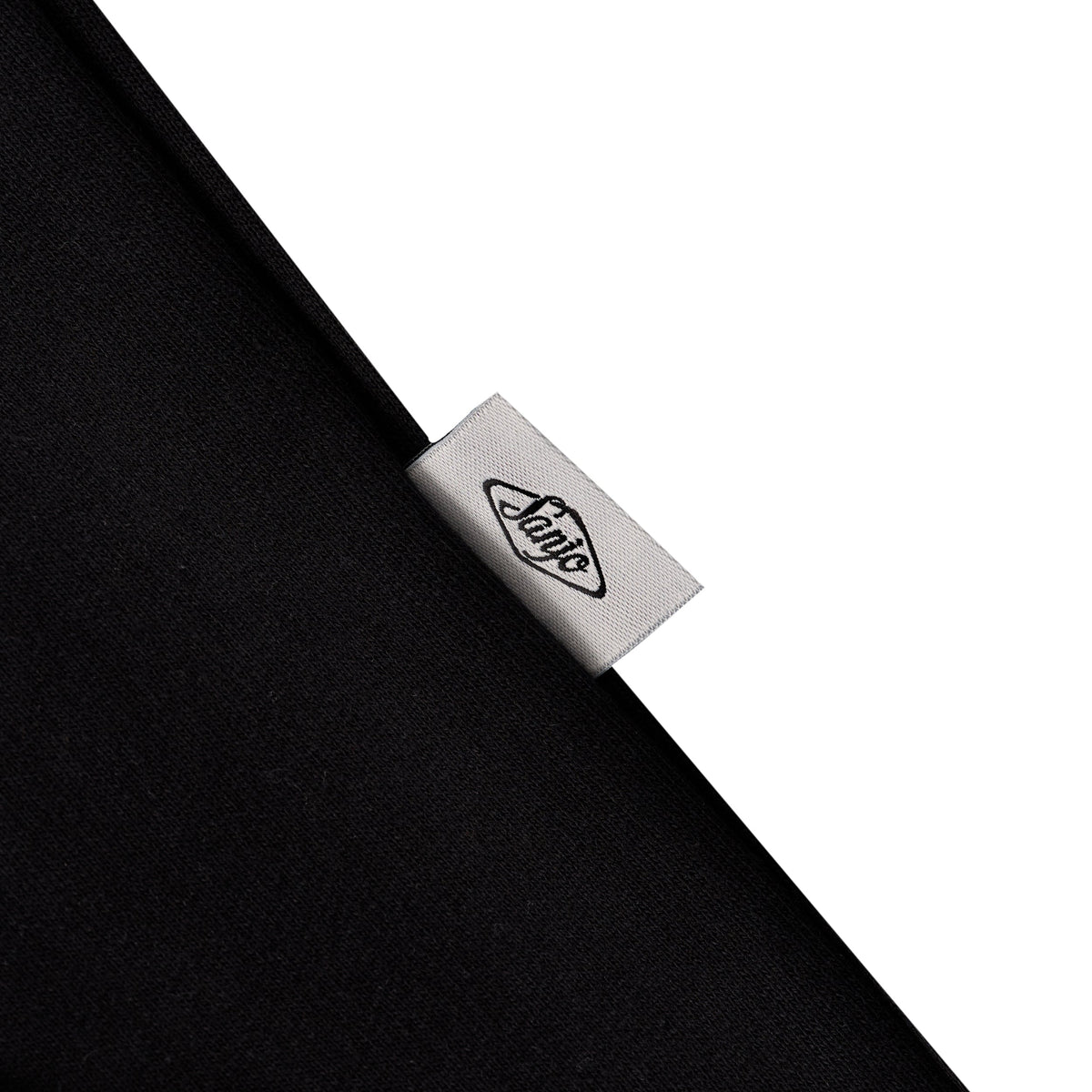 Sudadera con capucha naranja Sanjo // Negro