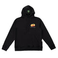 Sudadera con capucha naranja Sanjo // Negro