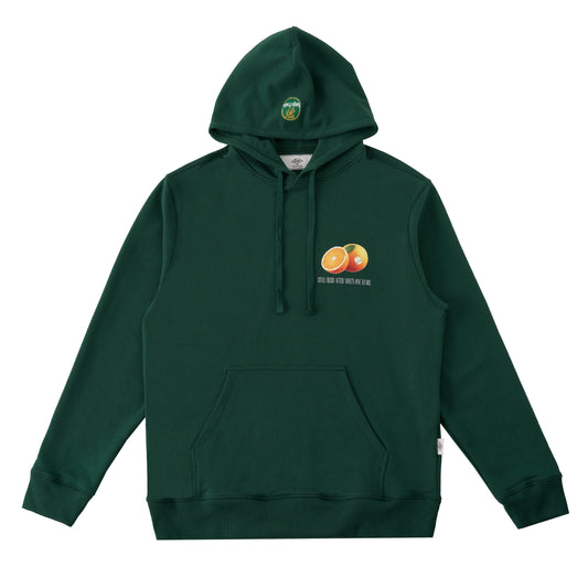 Sanjo Orange Hoodie // Bottle