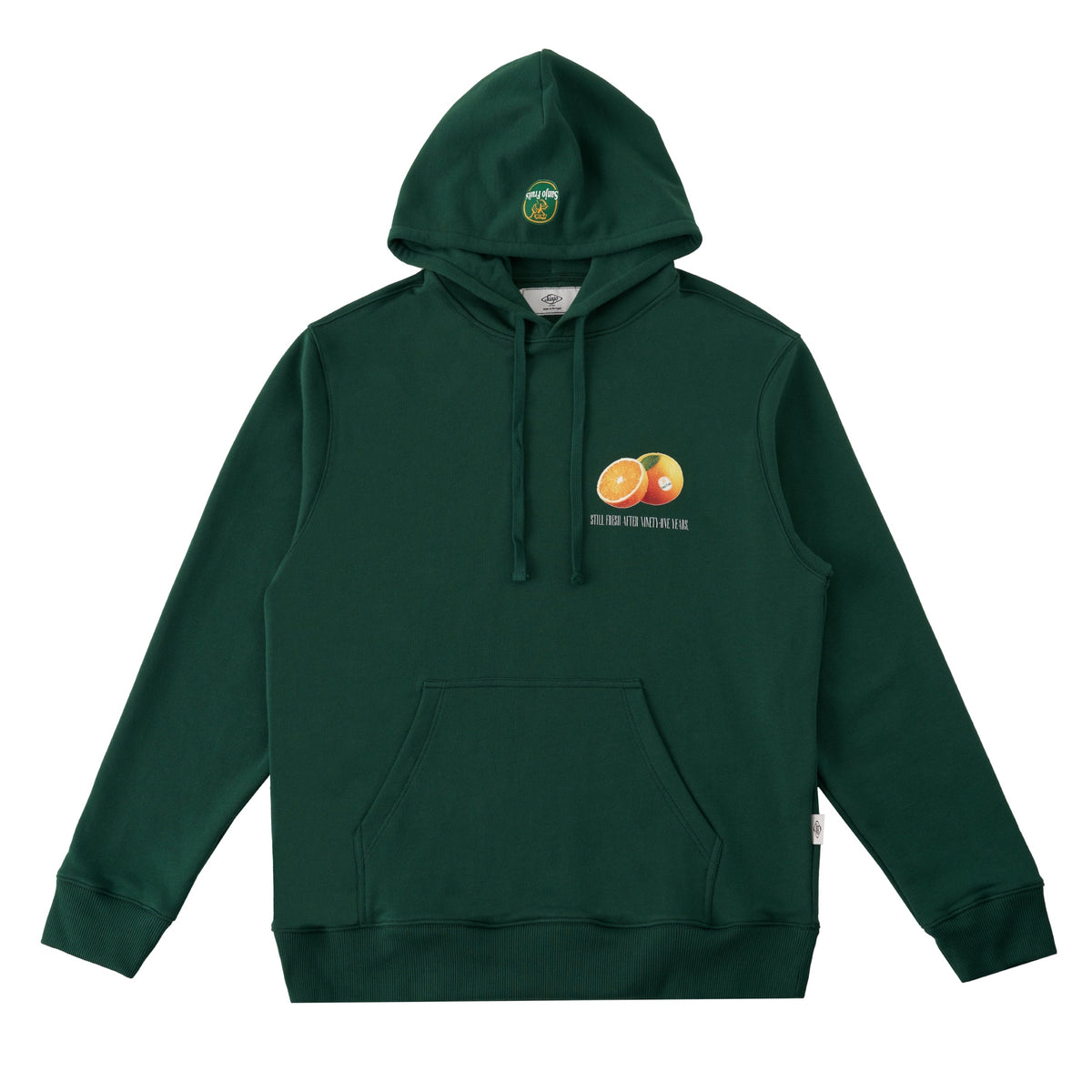 Sudadera con capucha naranja Sanjo // Botella