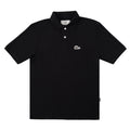 Sanjo Pique Patch Polo // Black