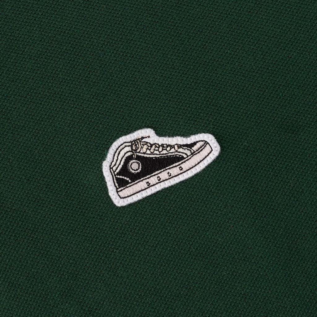 Sanjo Pique Patch Polo // Bottle