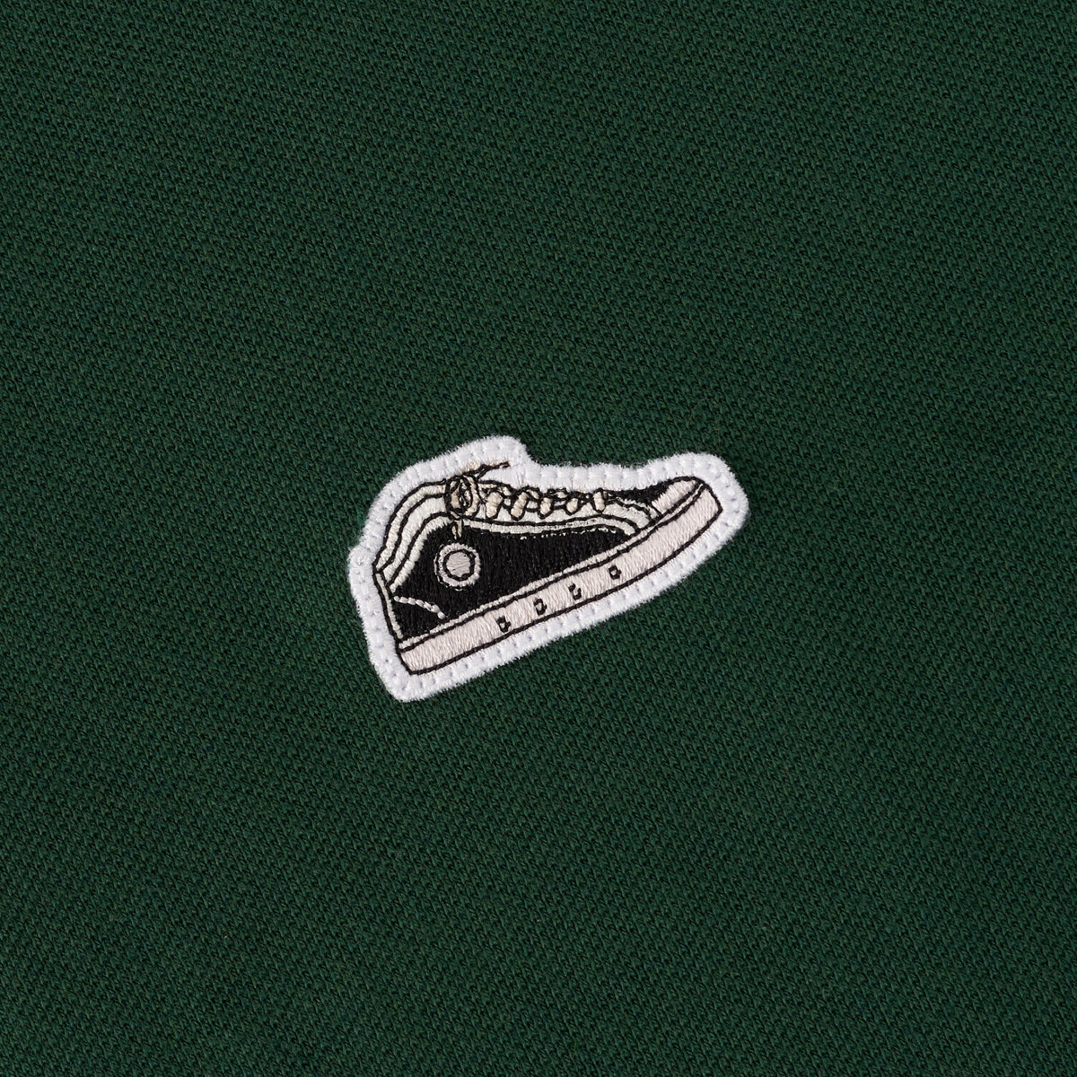 Sanjo Pique Patch Polo // Bottle