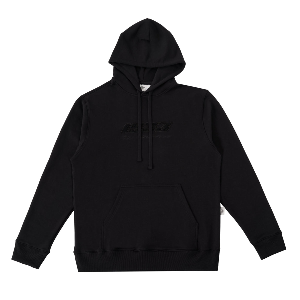 Sudadera con capucha Sanjo Retro Sportswear // Negro