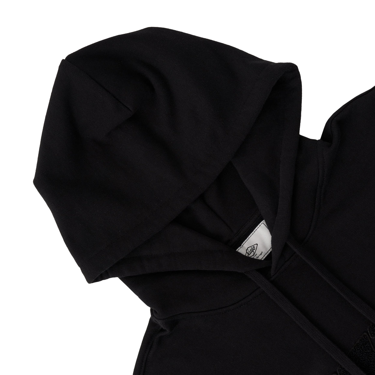 Sudadera con capucha Sanjo Retro Sportswear // Negro